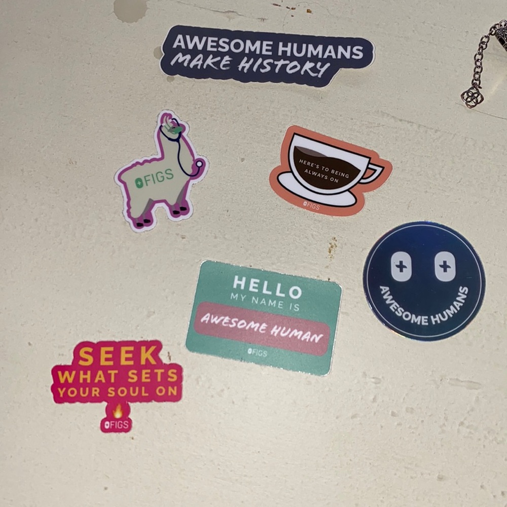 Figs sticker lot of 6
